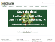 Tablet Screenshot of lifepathsresearch.org